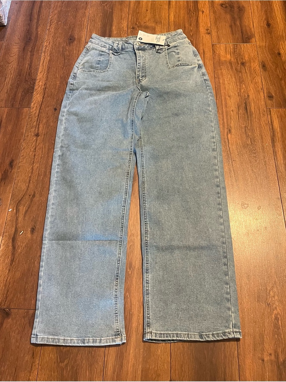 Emmiol Light Blue woman’s Straight-Leg Jeans